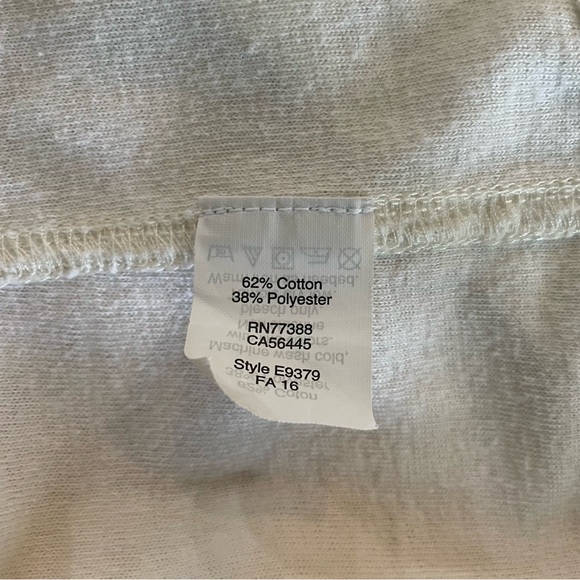 MADEWELL Libra 3/4 Sleeve Lace Up Tee Cream Women’s XS - Picture 6 of 8